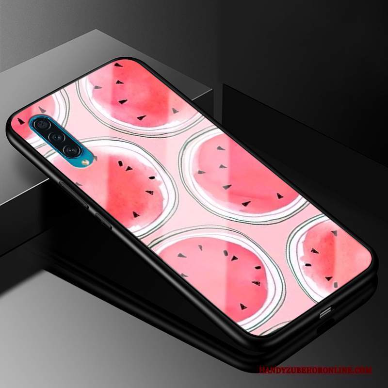 Custodia Samsung Galaxy A30s Silicone Vetro Tutto Incluso, Cover Samsung Galaxy A30s Protezione Anti-caduta Porpora