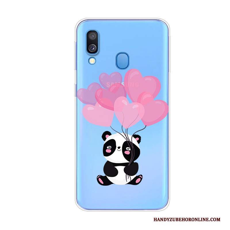 Custodia Samsung Galaxy A40 Creativo Di Personalità Tendenza, Cover Samsung Galaxy A40 Protezione Anti-caduta Blu