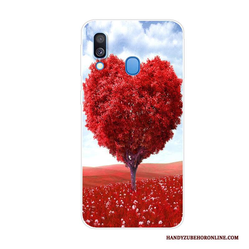 Custodia Samsung Galaxy A40 Creativo Di Personalità Tendenza, Cover Samsung Galaxy A40 Protezione Anti-caduta Blu