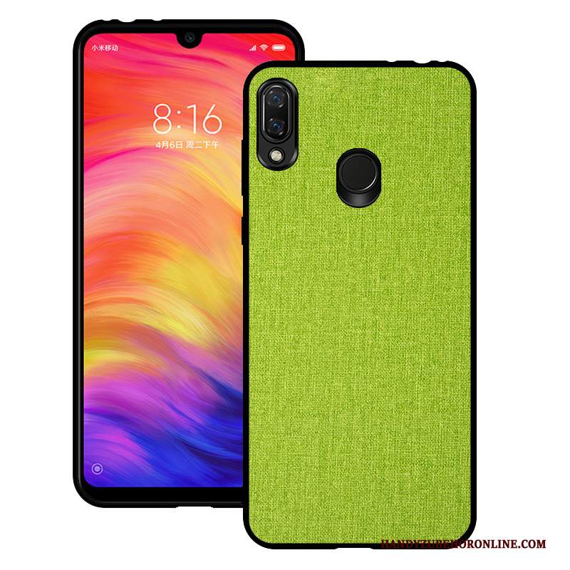 Custodia Samsung Galaxy A40 Moda Difficile Panno, Cover Samsung Galaxy A40 Silicone Modello Verde