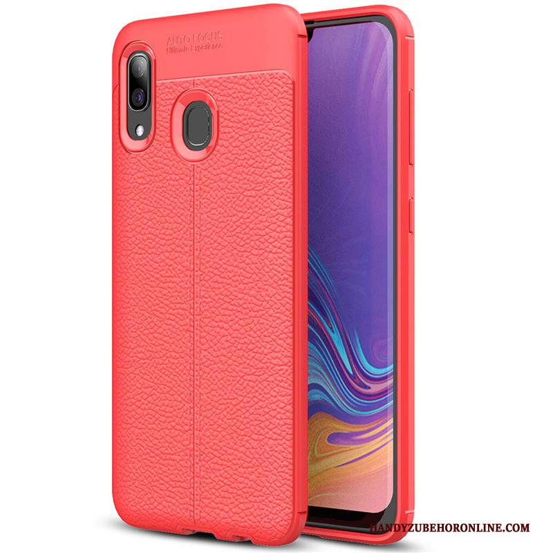 Custodia Samsung Galaxy A40 Protezione Telefono Litchi, Cover Samsung Galaxy A40 Moda Tutto Incluso Modello