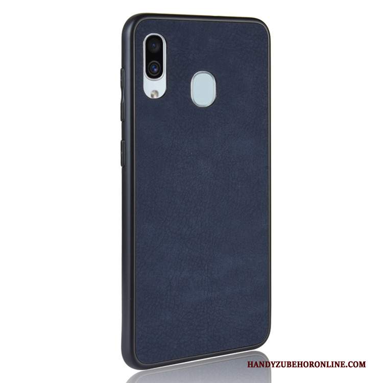 Custodia Samsung Galaxy A40 Protezione Tutto Inclusotelefono, Cover Samsung Galaxy A40 Pelle Tendenza Grigio