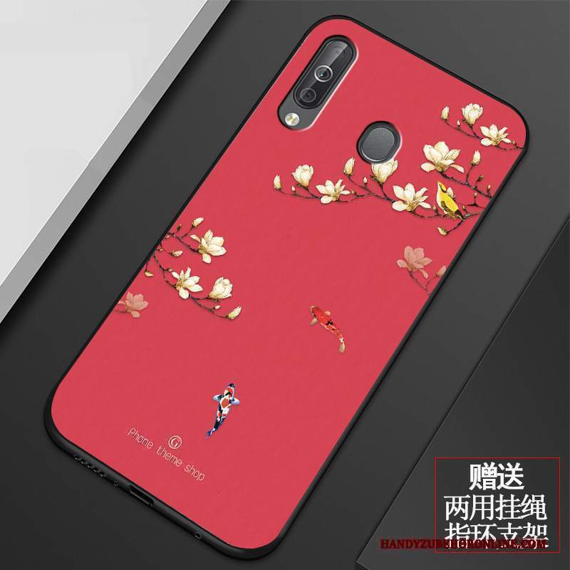 Custodia Samsung Galaxy A40s Artetelefono, Cover Samsung Galaxy A40s Rosso Tutto Incluso