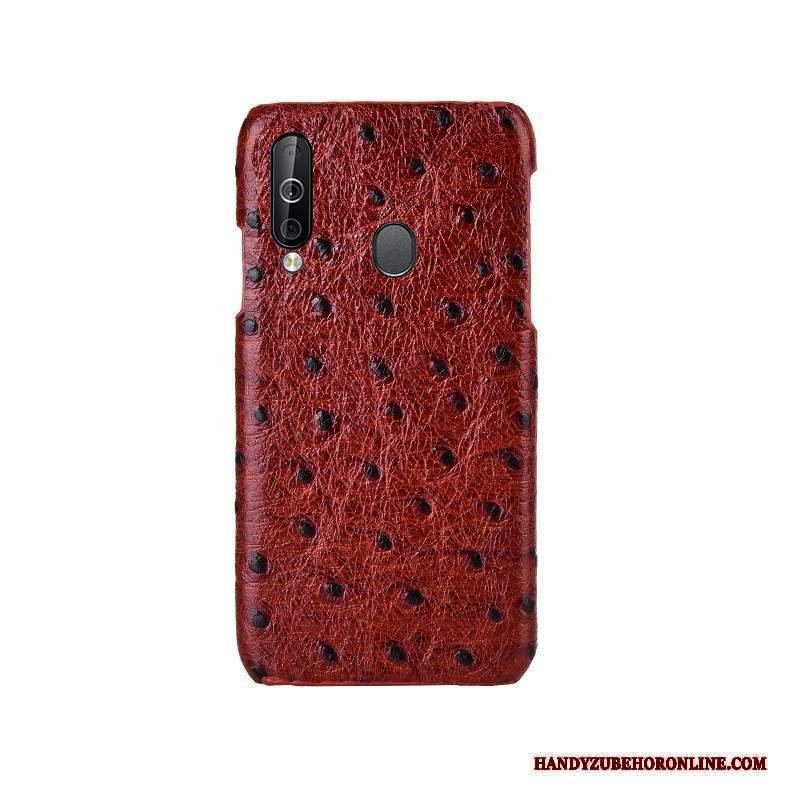 Custodia Samsung Galaxy A40s Pelle Anti-caduta Coperchio Posteriore, Cover Samsung Galaxy A40s Moda Modellotelefono