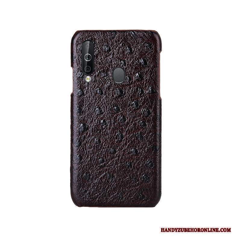 Custodia Samsung Galaxy A40s Pelle Anti-caduta Coperchio Posteriore, Cover Samsung Galaxy A40s Moda Modellotelefono