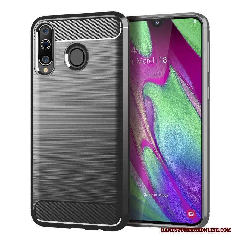 Custodia Samsung Galaxy A40s Silicone Morbido Anti-caduta, Cover Samsung Galaxy A40s Protezione Fibratelefono