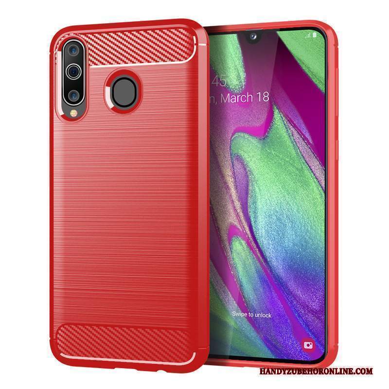 Custodia Samsung Galaxy A40s Silicone Morbido Anti-caduta, Cover Samsung Galaxy A40s Protezione Fibratelefono