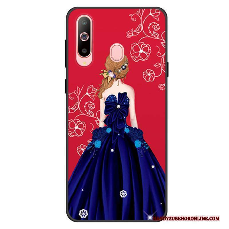 Custodia Samsung Galaxy A40s Silicone Telefono Anti-caduta, Cover Samsung Galaxy A40s Protezione Morbido Blu