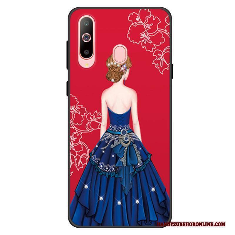 Custodia Samsung Galaxy A40s Silicone Telefono Anti-caduta, Cover Samsung Galaxy A40s Protezione Morbido Blu