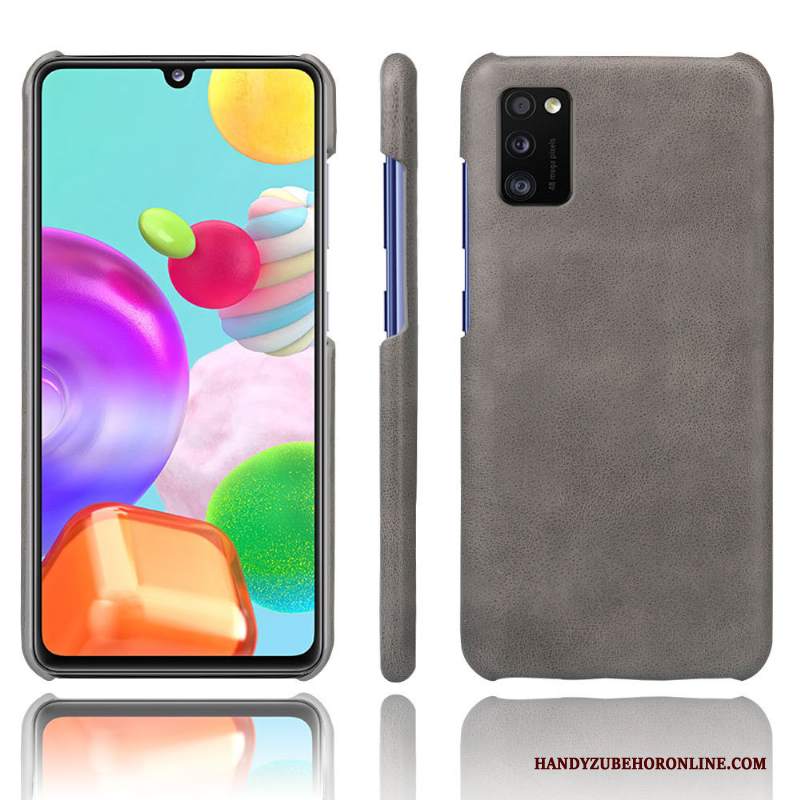 Custodia Samsung Galaxy A41 Pelle Arancione Borse, Cover Samsung Galaxy A41 Protezione Qualitàtelefono