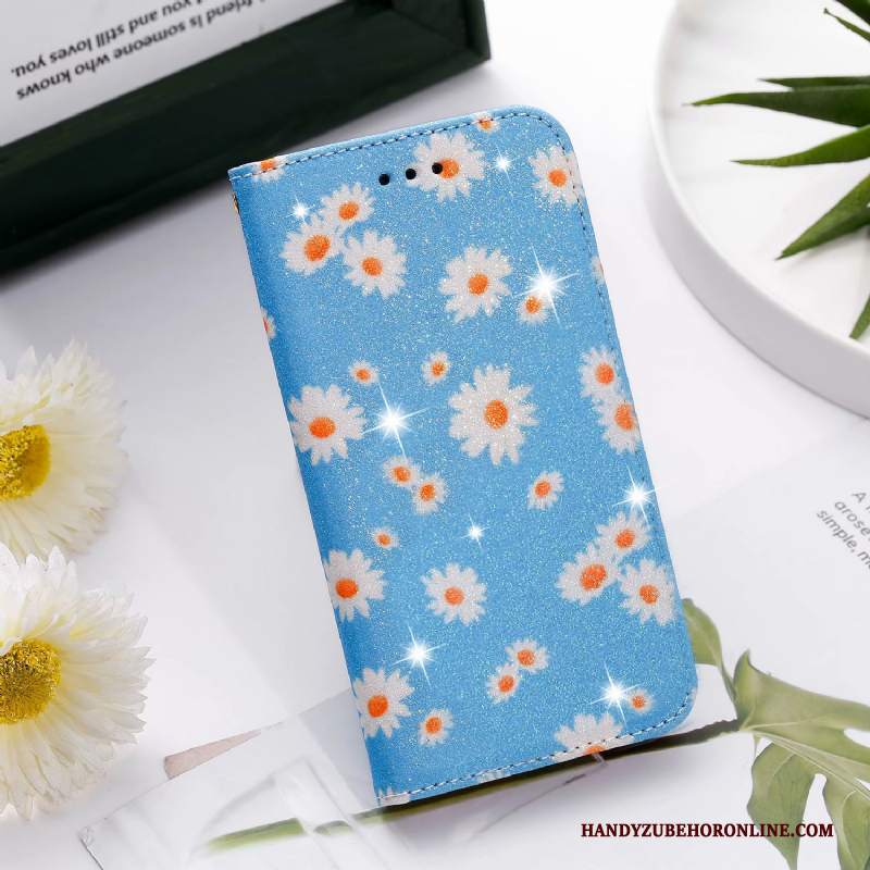 Custodia Samsung Galaxy A41 Pelle Carta Porpora, Cover Samsung Galaxy A41 Folio Telefono Borse Carta