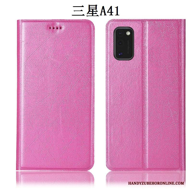 Custodia Samsung Galaxy A41 Pelle Telefono Modello, Cover Samsung Galaxy A41 Protezione Anti-caduta Tutto Incluso