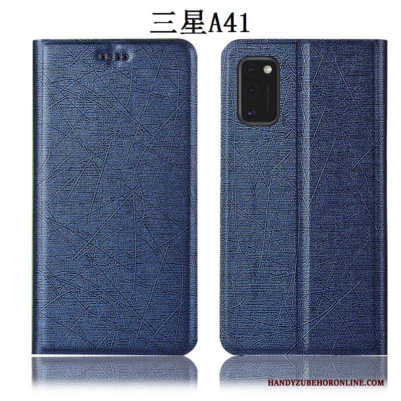 Custodia Samsung Galaxy A41 Pelle Telefono Modello, Cover Samsung Galaxy A41 Protezione Anti-caduta Tutto Incluso