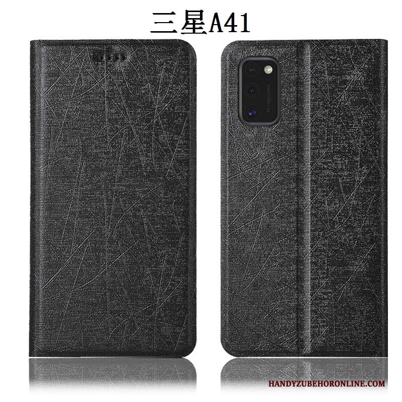 Custodia Samsung Galaxy A41 Pelle Telefono Modello, Cover Samsung Galaxy A41 Protezione Anti-caduta Tutto Incluso