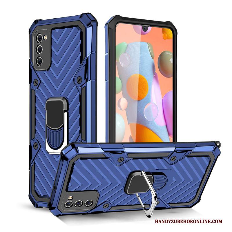 Custodia Samsung Galaxy A41 Protezione Auto Tutto Incluso, Cover Samsung Galaxy A41 Anti-caduta Ring