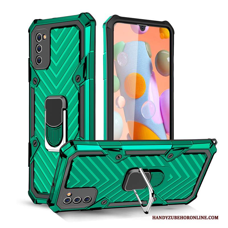 Custodia Samsung Galaxy A41 Protezione Auto Tutto Incluso, Cover Samsung Galaxy A41 Anti-caduta Ring