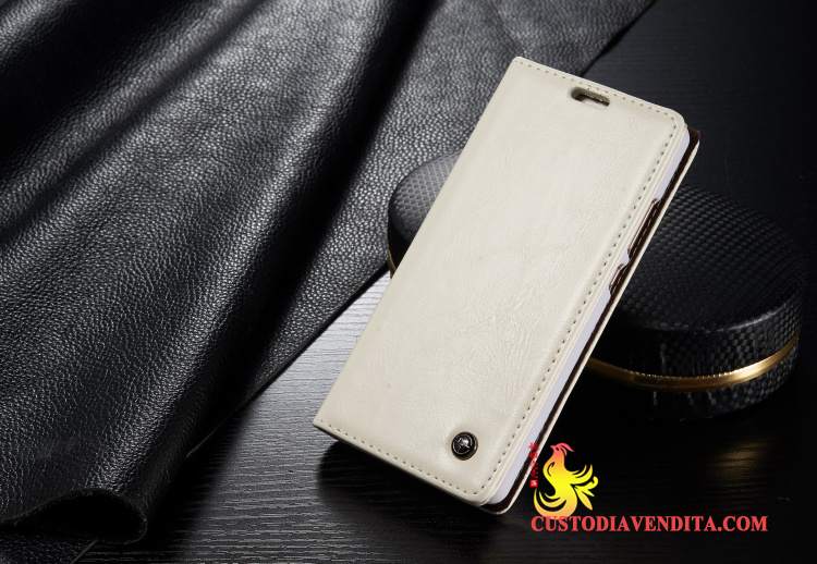 Custodia Samsung Galaxy A5 2015 Pelle Anti-caduta Di Personalità, Cover Samsung Galaxy A5 2015 Protezione Telefono Marrone