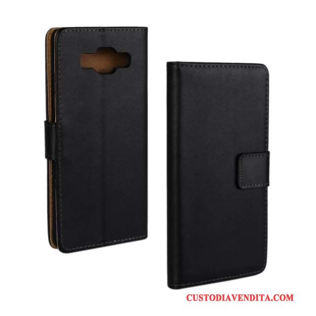 Custodia Samsung Galaxy A5 2015 Pelle Biancotelefono, Cover Samsung Galaxy A5 2015 Folio