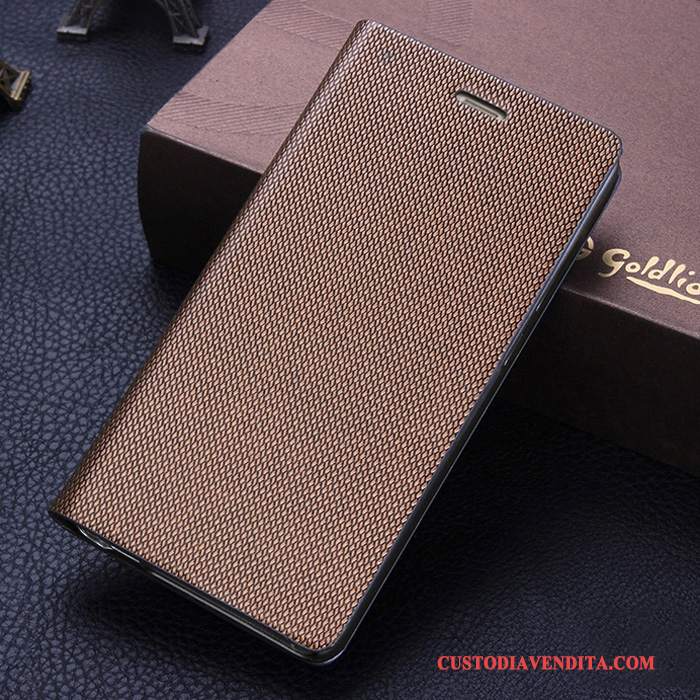 Custodia Samsung Galaxy A5 2015 Pelle Grigio Anti-caduta, Cover Samsung Galaxy A5 2015 Protezione Telefono