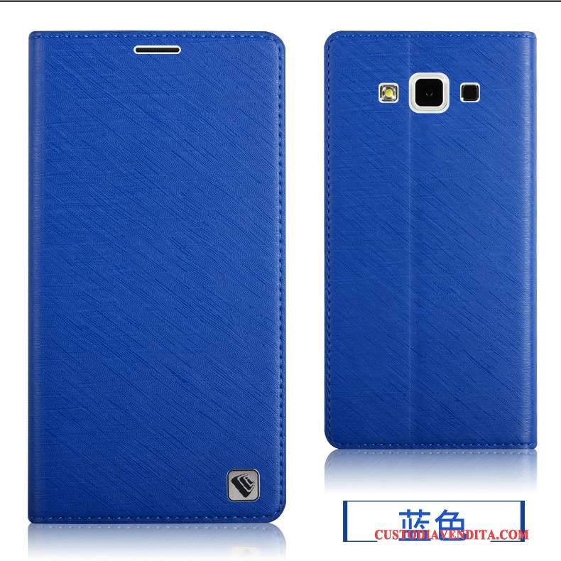 Custodia Samsung Galaxy A5 2015 Protezione Tutto Inclusotelefono, Cover Samsung Galaxy A5 2015 Pelle Porpora Anti-caduta