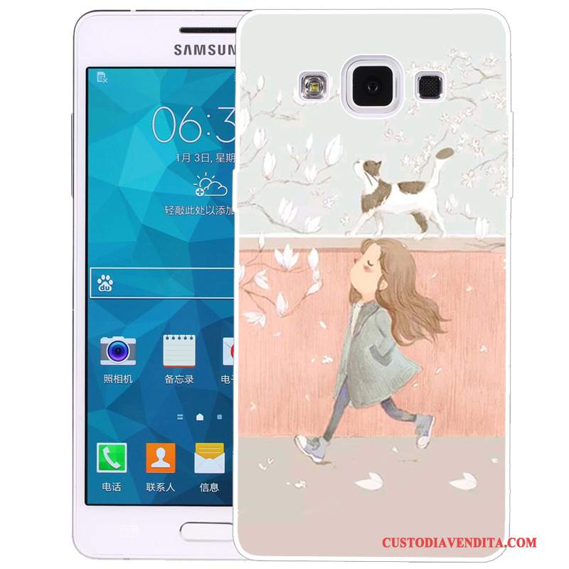 Custodia Samsung Galaxy A5 2015 Protezione Verde Morbido, Cover Samsung Galaxy A5 2015 Colore Telefono