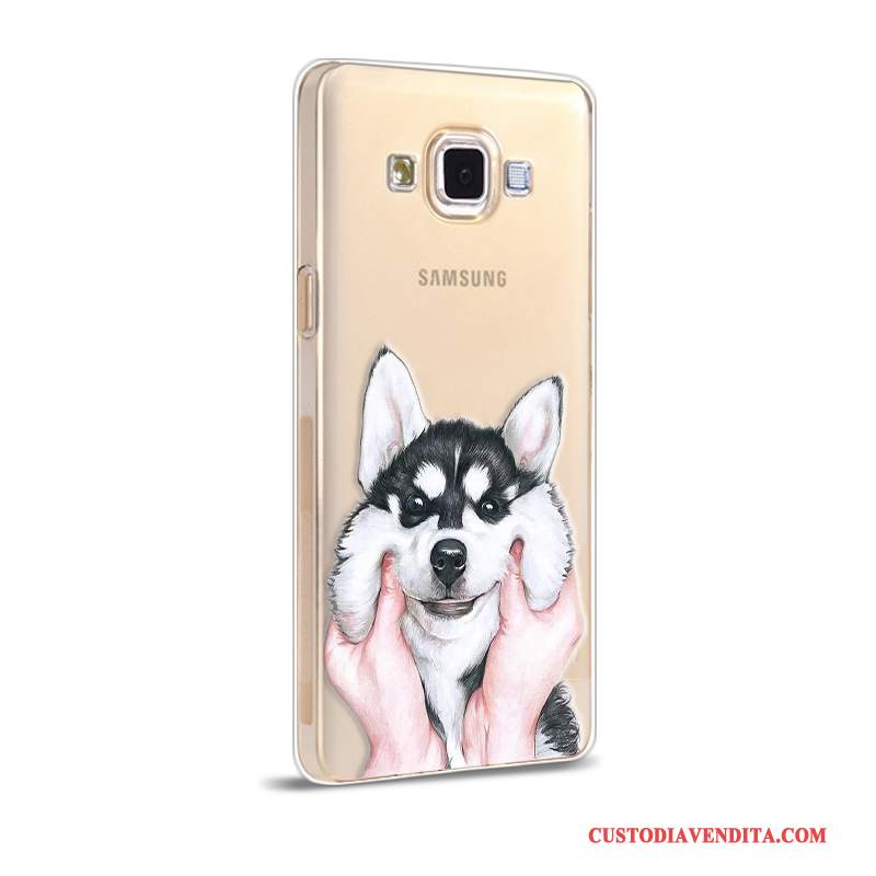 Custodia Samsung Galaxy A5 2015 Silicone Anti-caduta Morbido, Cover Samsung Galaxy A5 2015 Protezione Telefono Blu