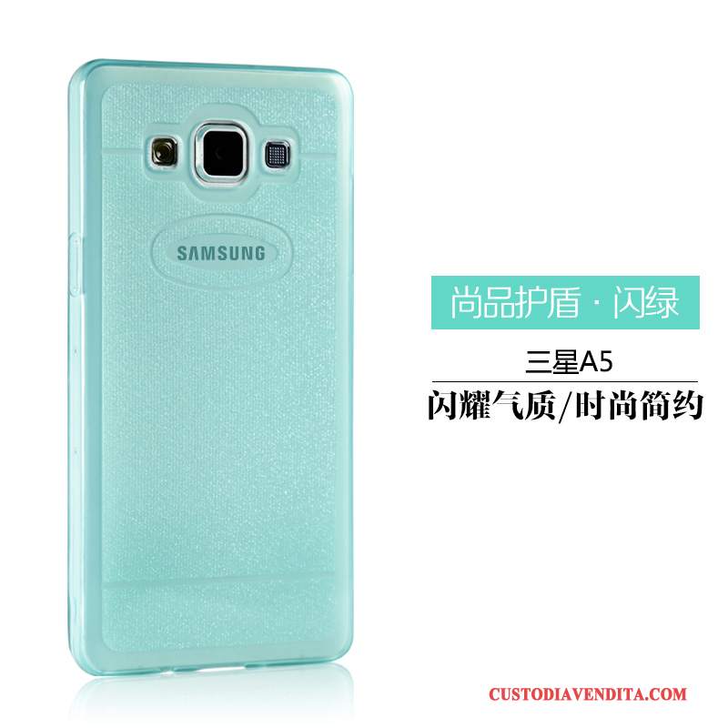 Custodia Samsung Galaxy A5 2015 Silicone Morbido Trasparente, Cover Samsung Galaxy A5 2015 Protezione Leggeretelefono