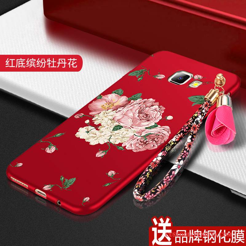 Custodia Samsung Galaxy A5 2016 Creativo Tendenza Rosso, Cover Samsung Galaxy A5 2016 Grandetelefono