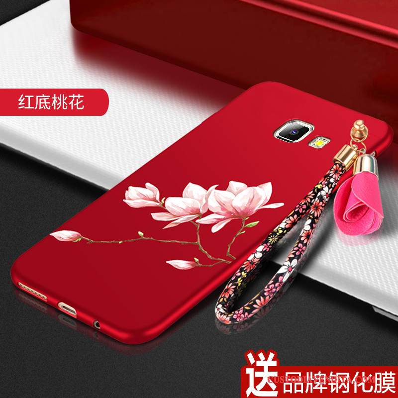 Custodia Samsung Galaxy A5 2016 Creativo Tendenza Rosso, Cover Samsung Galaxy A5 2016 Grandetelefono