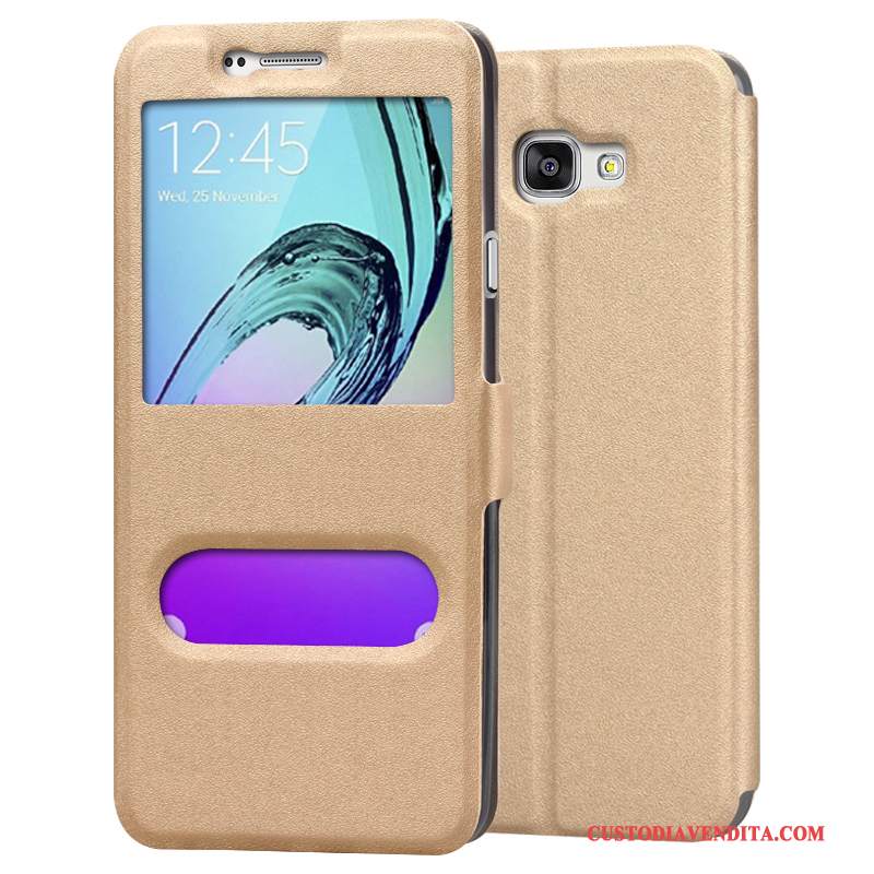 Custodia Samsung Galaxy A5 2016 Pelle Orotelefono, Cover Samsung Galaxy A5 2016 Protezione