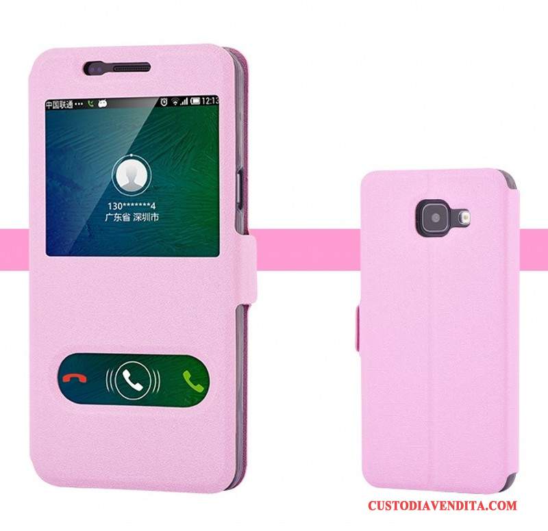 Custodia Samsung Galaxy A5 2016 Pelle Tendenza Rosa, Cover Samsung Galaxy A5 2016 Protezione Telefono