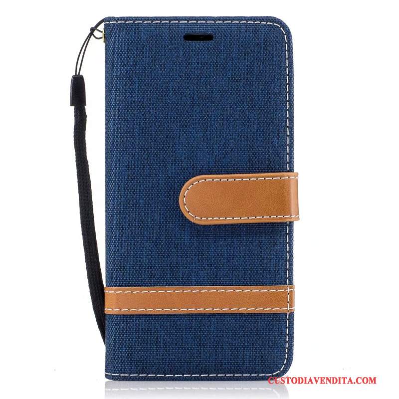 Custodia Samsung Galaxy A5 2016 Protezione Grigio Denim, Cover Samsung Galaxy A5 2016 Folio