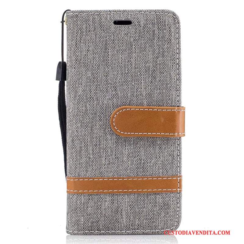 Custodia Samsung Galaxy A5 2016 Protezione Grigio Denim, Cover Samsung Galaxy A5 2016 Folio