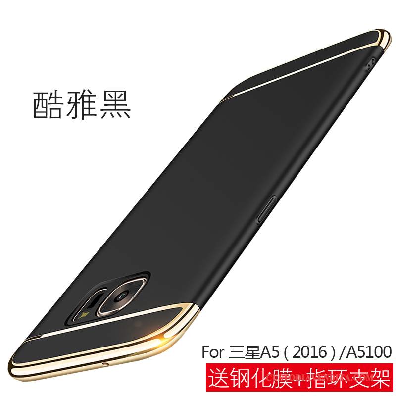 Custodia Samsung Galaxy A5 2016 Protezione Nero Difficile, Cover Samsung Galaxy A5 2016 Macchiati Anti-caduta