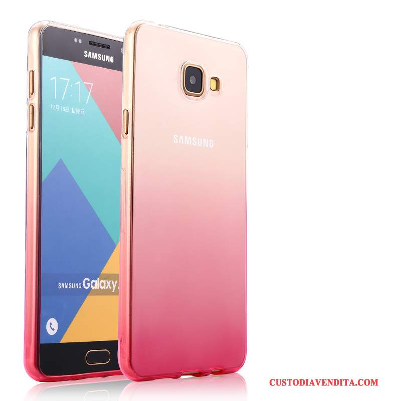 Custodia Samsung Galaxy A5 2016 Silicone Anti-caduta Rosa, Cover Samsung Galaxy A5 2016 Protezione Telefono Morbido