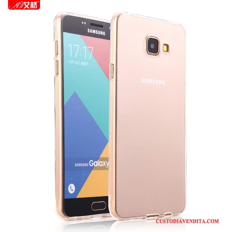 Custodia Samsung Galaxy A5 2016 Silicone Anti-caduta Rosa, Cover Samsung Galaxy A5 2016 Protezione Telefono Morbido