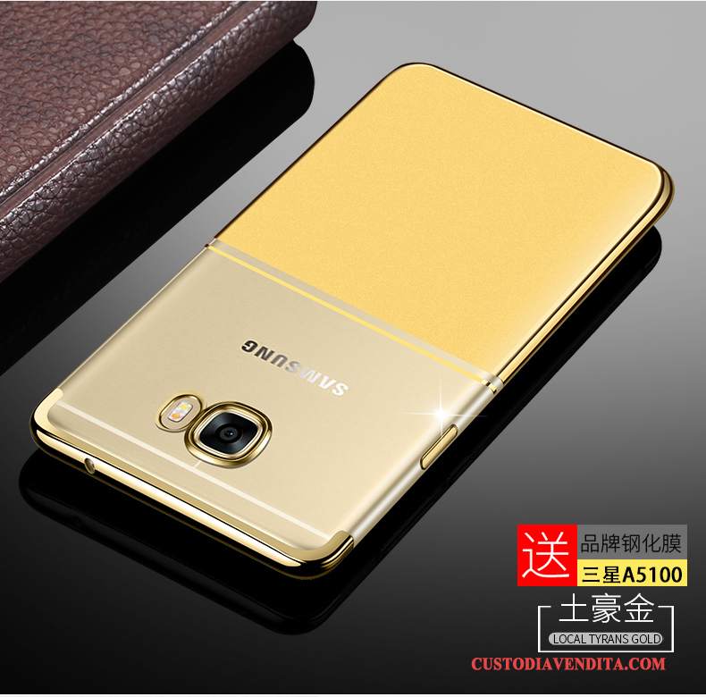 Custodia Samsung Galaxy A5 2016 Sottili Tutto Incluso, Cover Samsung Galaxy A5 2016 Giallotelefono