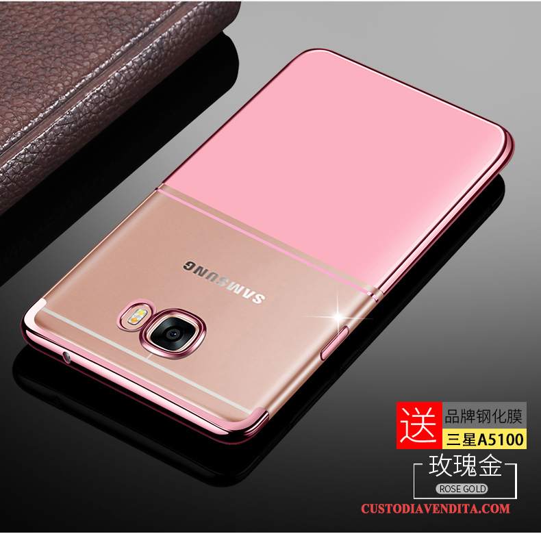 Custodia Samsung Galaxy A5 2016 Sottili Tutto Incluso, Cover Samsung Galaxy A5 2016 Giallotelefono