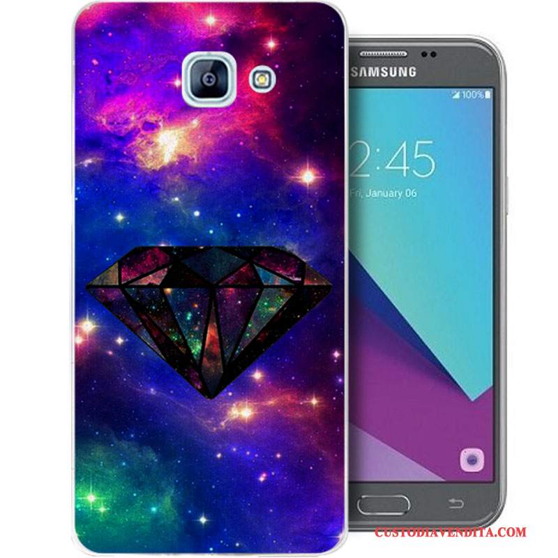 Custodia Samsung Galaxy A5 2017 Colore Blutelefono, Cover Samsung Galaxy A5 2017 Protezione Tutto Incluso Morbido