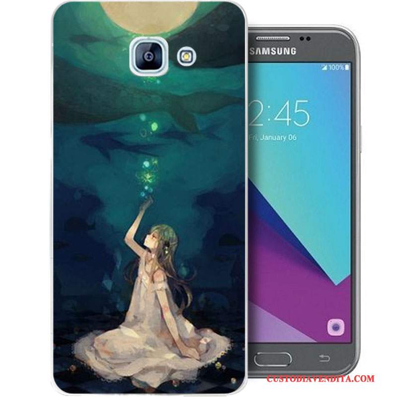 Custodia Samsung Galaxy A5 2017 Colore Blutelefono, Cover Samsung Galaxy A5 2017 Protezione Tutto Incluso Morbido