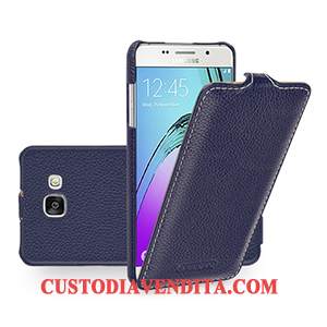 Custodia Samsung Galaxy A5 2017 Folio Giallotelefono, Cover Samsung Galaxy A5 2017 Pelle