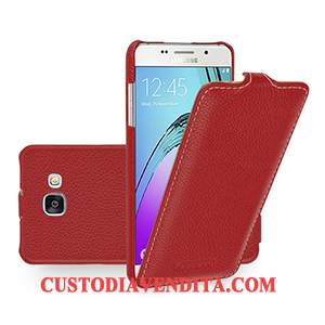 Custodia Samsung Galaxy A5 2017 Folio Giallotelefono, Cover Samsung Galaxy A5 2017 Pelle