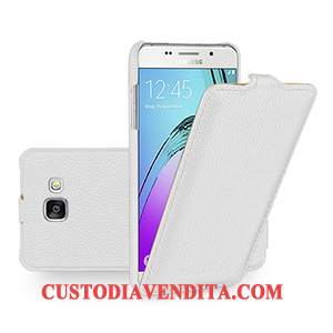 Custodia Samsung Galaxy A5 2017 Folio Giallotelefono, Cover Samsung Galaxy A5 2017 Pelle