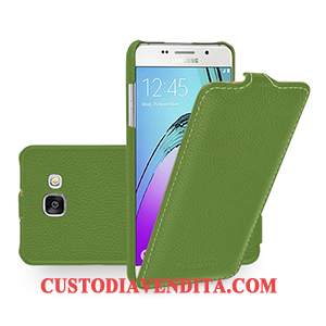 Custodia Samsung Galaxy A5 2017 Folio Giallotelefono, Cover Samsung Galaxy A5 2017 Pelle