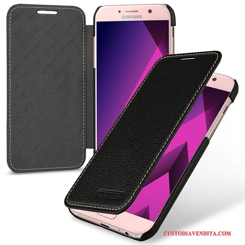 Custodia Samsung Galaxy A5 2017 Pelle Rosatelefono, Cover Samsung Galaxy A5 2017 Protezione