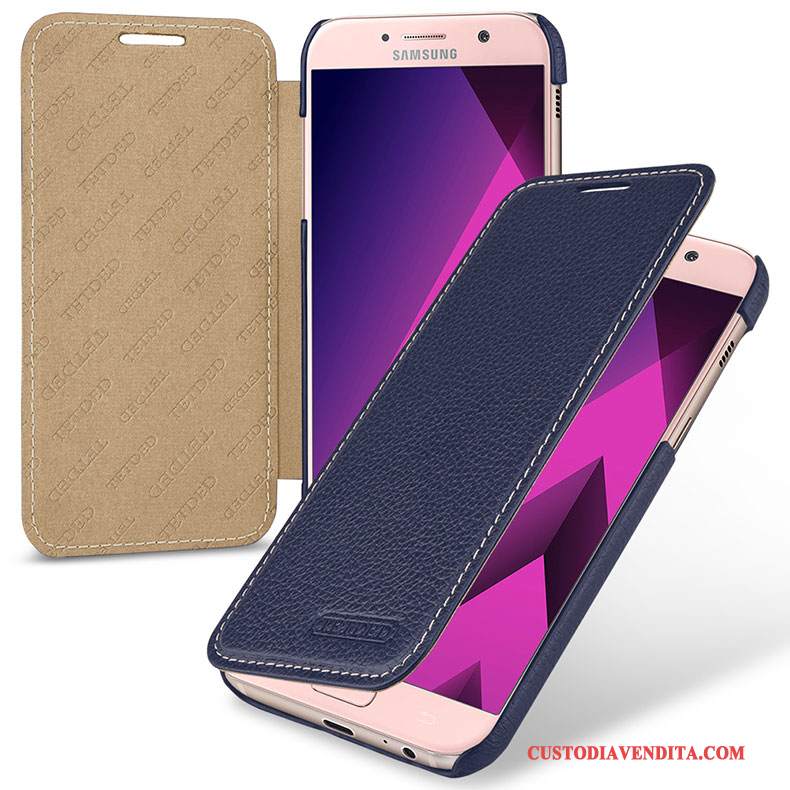 Custodia Samsung Galaxy A5 2017 Pelle Rosatelefono, Cover Samsung Galaxy A5 2017 Protezione