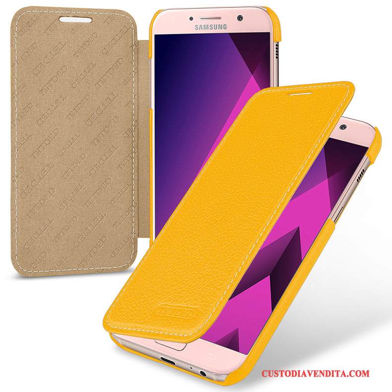 Custodia Samsung Galaxy A5 2017 Pelle Rosatelefono, Cover Samsung Galaxy A5 2017 Protezione