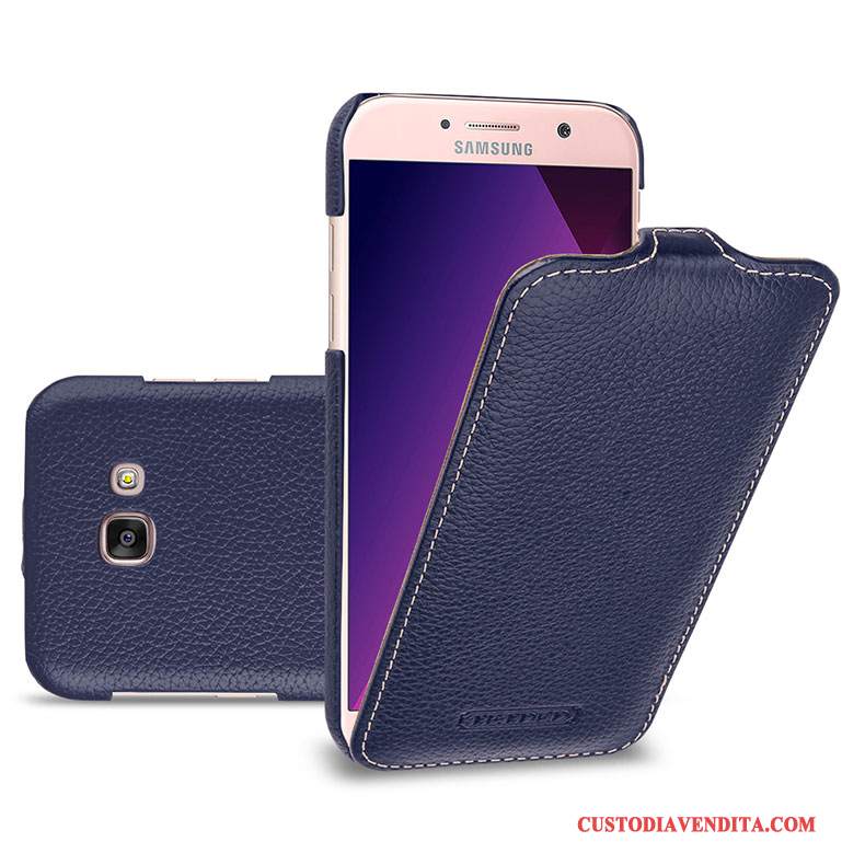 Custodia Samsung Galaxy A5 2017 Protezione Giallotelefono, Cover Samsung Galaxy A5 2017 Pelle