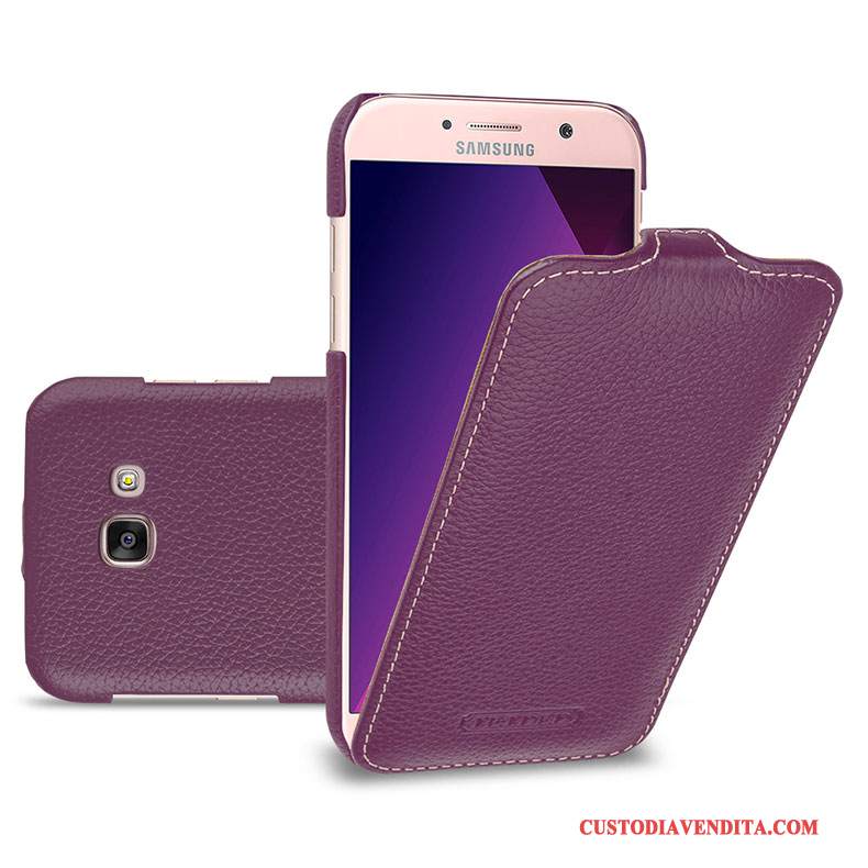 Custodia Samsung Galaxy A5 2017 Protezione Giallotelefono, Cover Samsung Galaxy A5 2017 Pelle