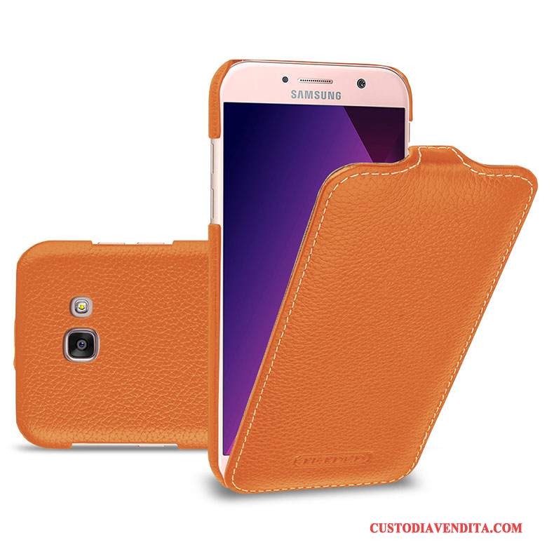 Custodia Samsung Galaxy A5 2017 Protezione Giallotelefono, Cover Samsung Galaxy A5 2017 Pelle